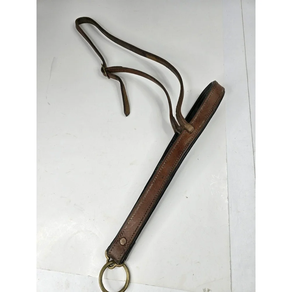 Vintage Turf Single Ear Leather Western Headstall with D Ring‎ Snaffle